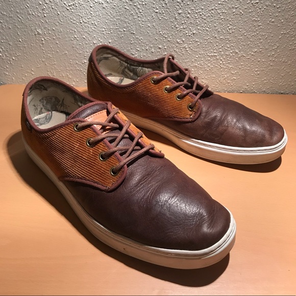 vans leather shoes